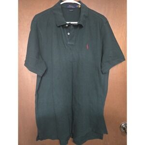 Polo Ralph Lauren Dark Green Polo Shirt Men's Size M Embroidered Logo